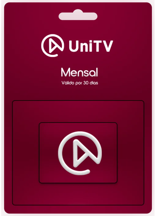 UNITV LOGIN E SENHA + RECARGA 30 DIAS