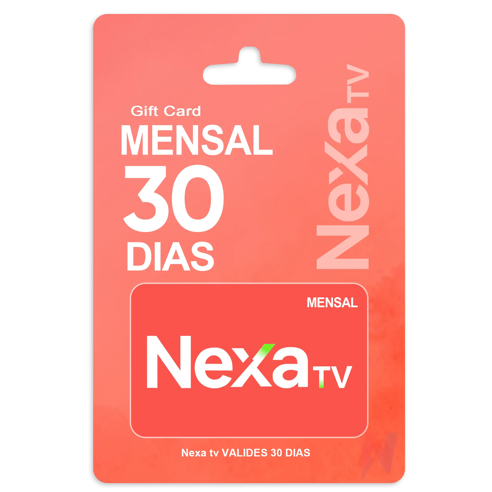 Recarga Nexa Tv 30 dias