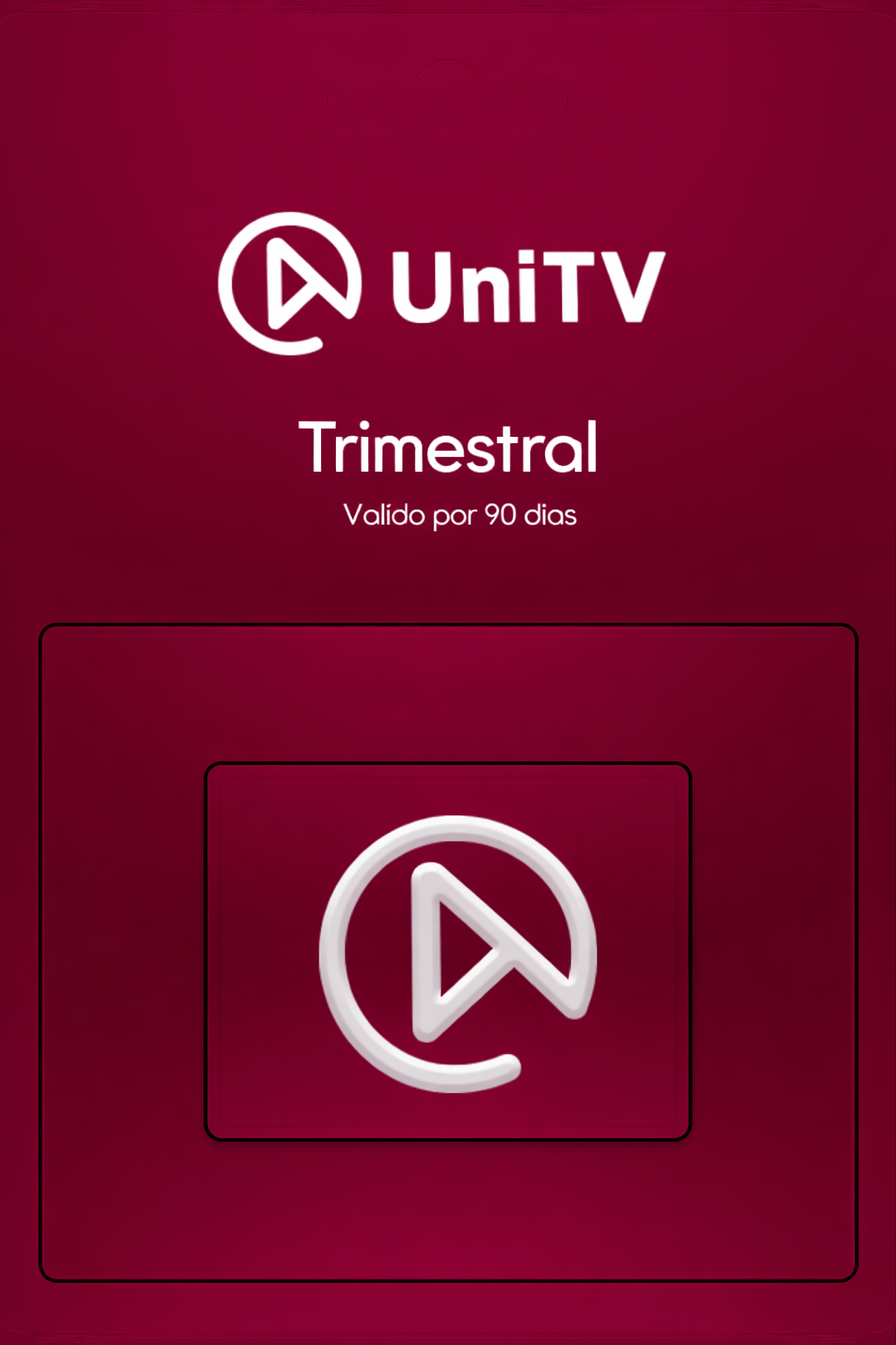 Recarga Unitv 90 dias